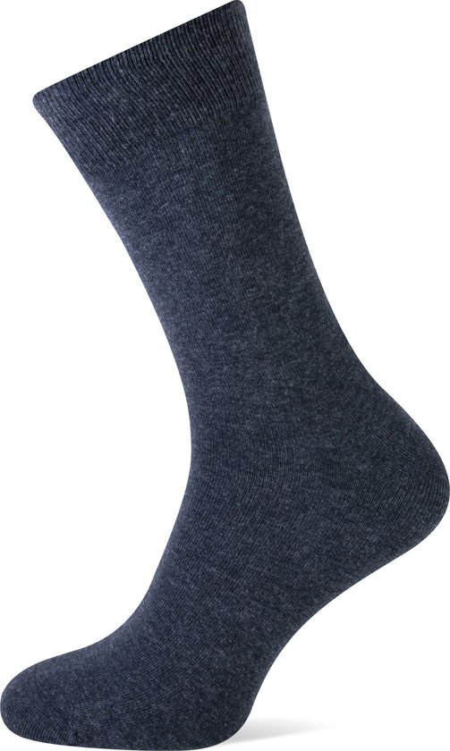 Basset heren katoenen sokken 1 paar - maat 43 - 47 - Antraciet