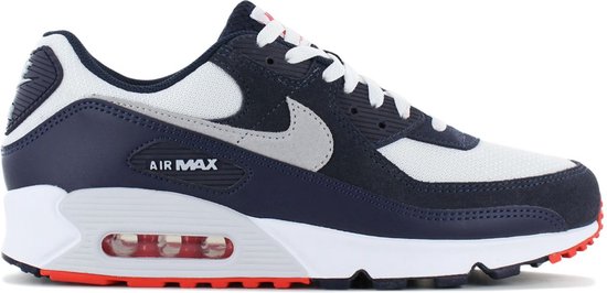 Nike Air Max 90 - Heren Sneakers - Blauw/Wit - Maat 43