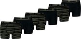 Puma Boxers Everyday Heritage Stripe - 6 pack Boxers pour hommes vert foncé - Sous-vêtements pour hommes - Forest Night Tonal - Taille L