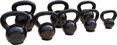 Bol.com Toorx Fitness Gietijzeren Kettlebell - Met Rubber Basis - 6 kg - Zwart aanbieding
