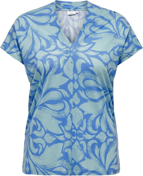 Only Carmakoma Cartanja Blouse/Top Blauw maat S 42/44