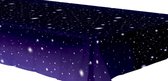 Nappe/nappe ciel étoilé - 137 x 274 cm - plastique - Thème Univers