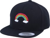Hatstore- Kids Rainbow Black snapback - Kiddo Cap Cap