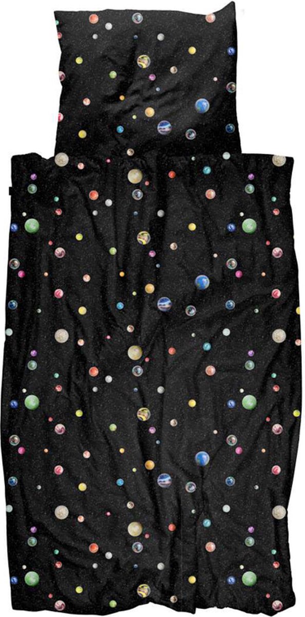 Snurk dekbedovertrek Marble Universe - lits jumeaux (240x200/220 cm incl. 2 slopen)