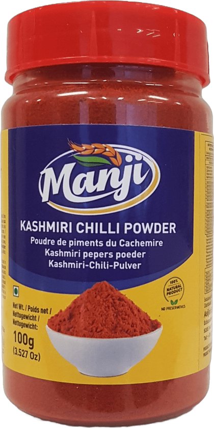 Manji - Kashmiri Chili Poeder - 3x 100 g