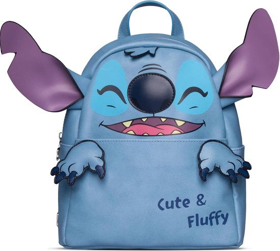 Lilo & Stitch - Cute Stitch Rugzak - Blauw