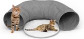 Vacht Vreugde Premium Kattentunnel - Kattenspeelgoed & Kattenspeeltjes - Veelzijdige Speeltunnel voor Grote, Zware Katten & Maine Coon - Interactieve Speelgoed Kat - Stimuleert Actief Spelen