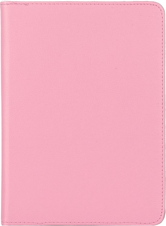 Book Cover Convient pour : Apple iPad Pro 2020 / 2021 / 2022 Cover (12,9 pouces) Étui rotatif - Étui Multi -supports - Rose clair