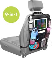 iMoshion 9-in-1 Autostoel Organizer met Tablet Houder - Auto Organizer voor Kinderen - Auto Accessories - Universeel