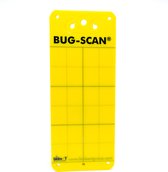 Vangplaten Geel 10x25 cm - gele vangplaat tegen insecten -  ongedierteval- monitor vlieginsecten - rouwvliegjes bestrijding - fruitvliegjes vangplaat - varenrouwmug bestrijden - vliegenvanger