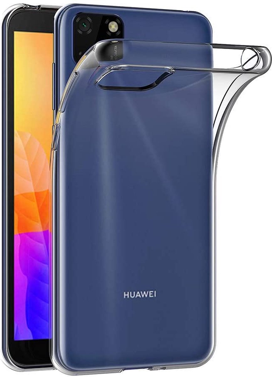 Hoesje voor Huawei Y5P backcover Shockproof siliconen Transparant