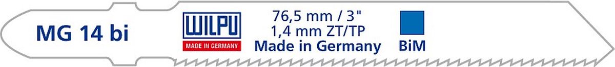 Decoupeerzaagbladen Bosch T118EF - Geschikt voor Metaal en RVS - MG 14 BI (set van 5)