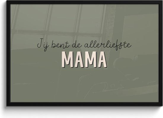 Fotolijst inclusief poster - Posterlijst 90x60 cm - Posters - Jij bent