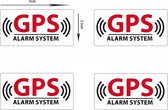 GPS stickers - 5 stuks - GPS tracking - stickers voor fiets - brommer - auto - boot - elektrische fiets