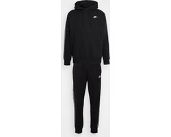 Nike Nike M NK CLUB FLC GX HD TRK SUIT Heren Trainingspak - Zwart - Wit - Maat S
