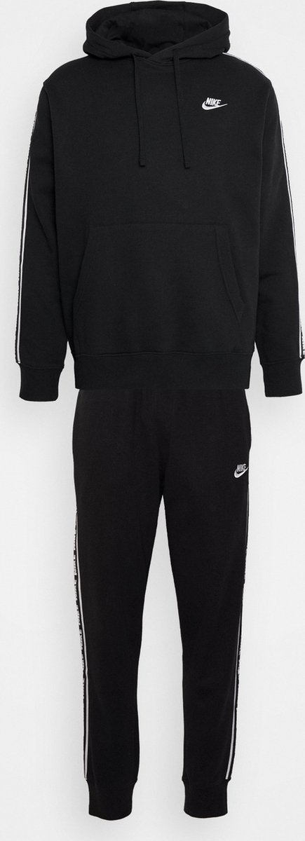 NIKE M NK CLUB FLC GX HD TRK SUIT Heren Trainingspak Zwart
