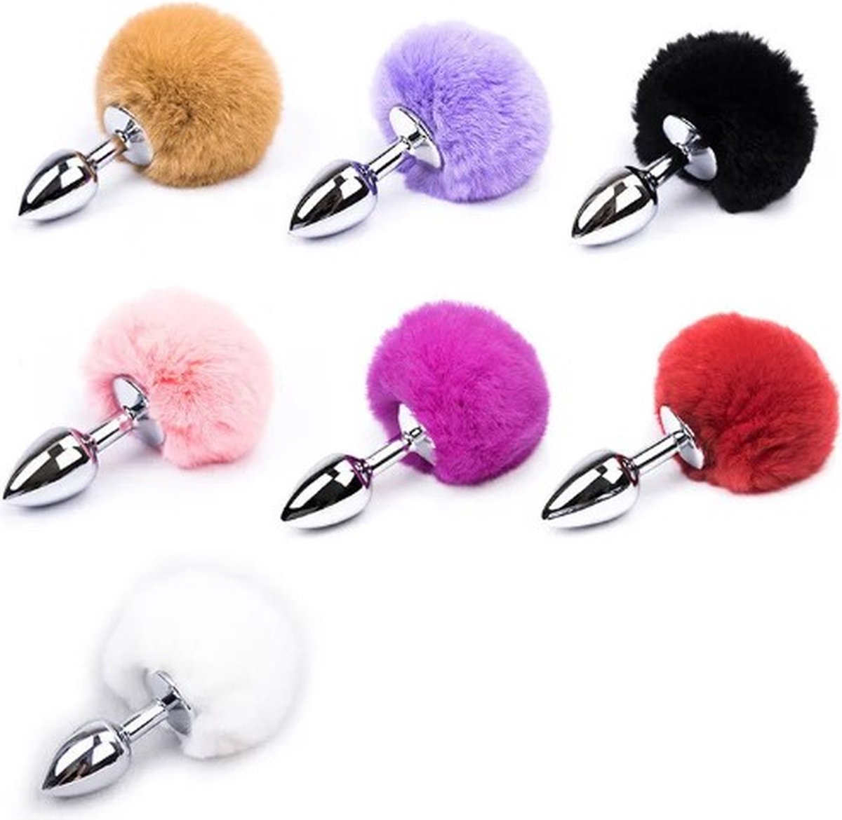 Goedkoopste Go Go Gadget - Bunny Tail - ButtPlug - Fluffy Konijnenstaart - Sex Speeltjes - Random kleur