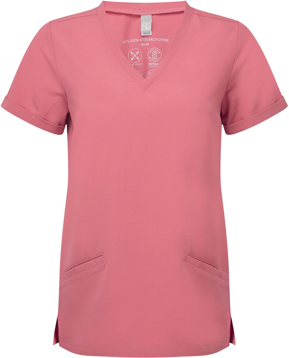 Schort/Tuniek/Werkblouse Dames L Onna Calm Pink 42% Polyester, 33% , 19% Viscose, 6% Elasthan