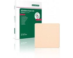 Kliniderm Foam Silicone Lite schuimverband 15x15cm Klinion