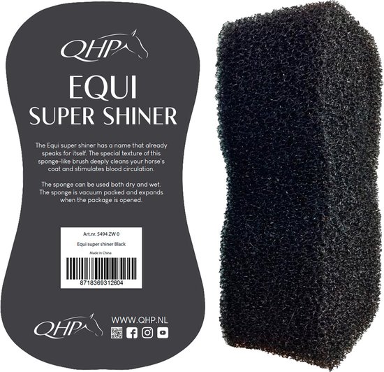 QHP - Equi Super Shiner - Spons - Zwart QHP - Equi Super Shiner - Spons - Zwart