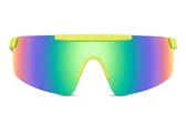 278km/u festival zonnebril - Mybuckethat - Gekleurde festival bril - Snelle zonnebril - Techno bril - Mannen en vrouwen zonnebril