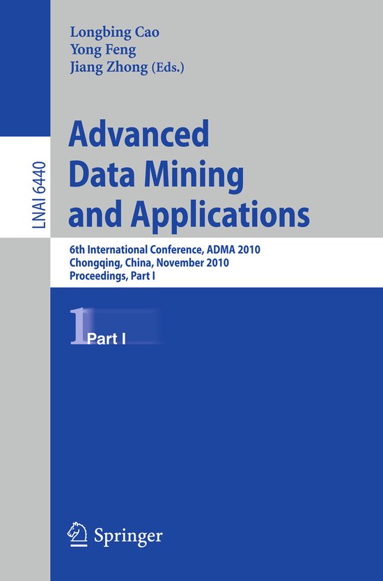 Advanced Data Mining and Applications - cover