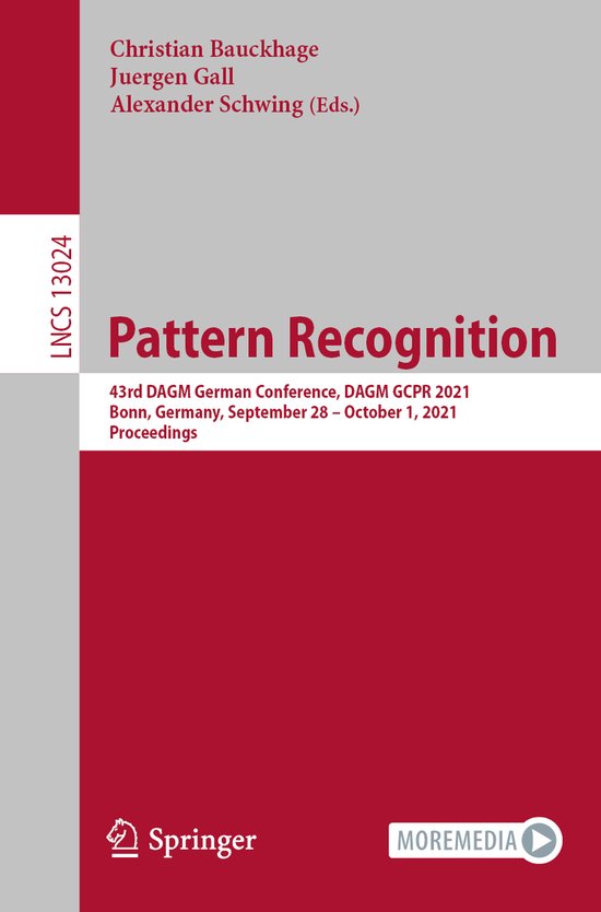 Lecture Notes in Computer Science13024- Pattern Recognition - cover