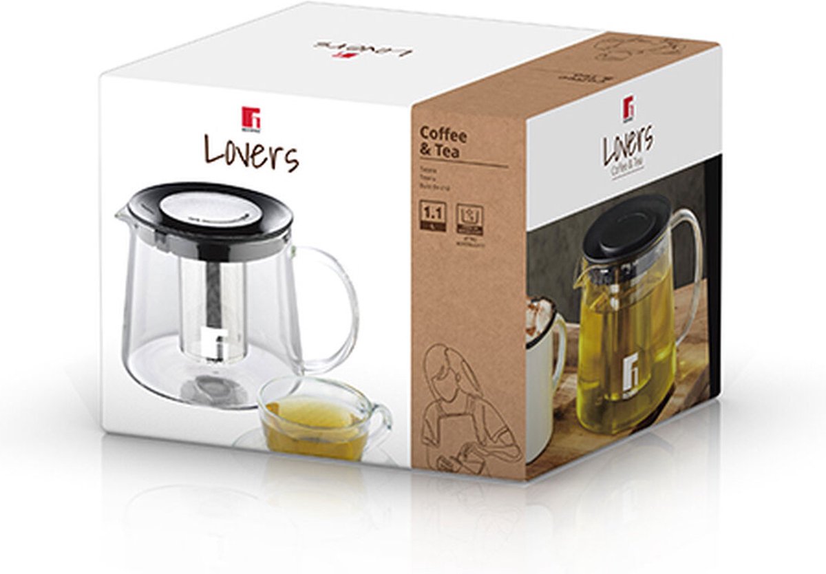 Water- en Theekoker Bergner Coffee & Tea Lovers 1,2 L