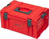 Qbrick System PRO Toolbox 2.0 RED ULTRA HD Op maat gemaakte gereedschapskoffer 450 x 260 x 240 mm 19 l stapelbaar IP54 met 3 compartimenten en legbord