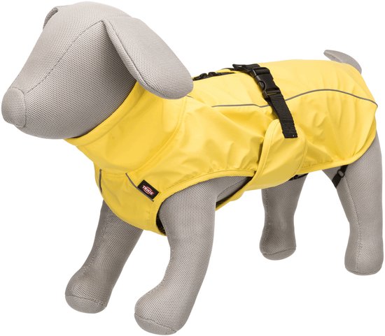 Trixie regenjas hond vimy geel Rug 30 cm buik 24-34 cm
