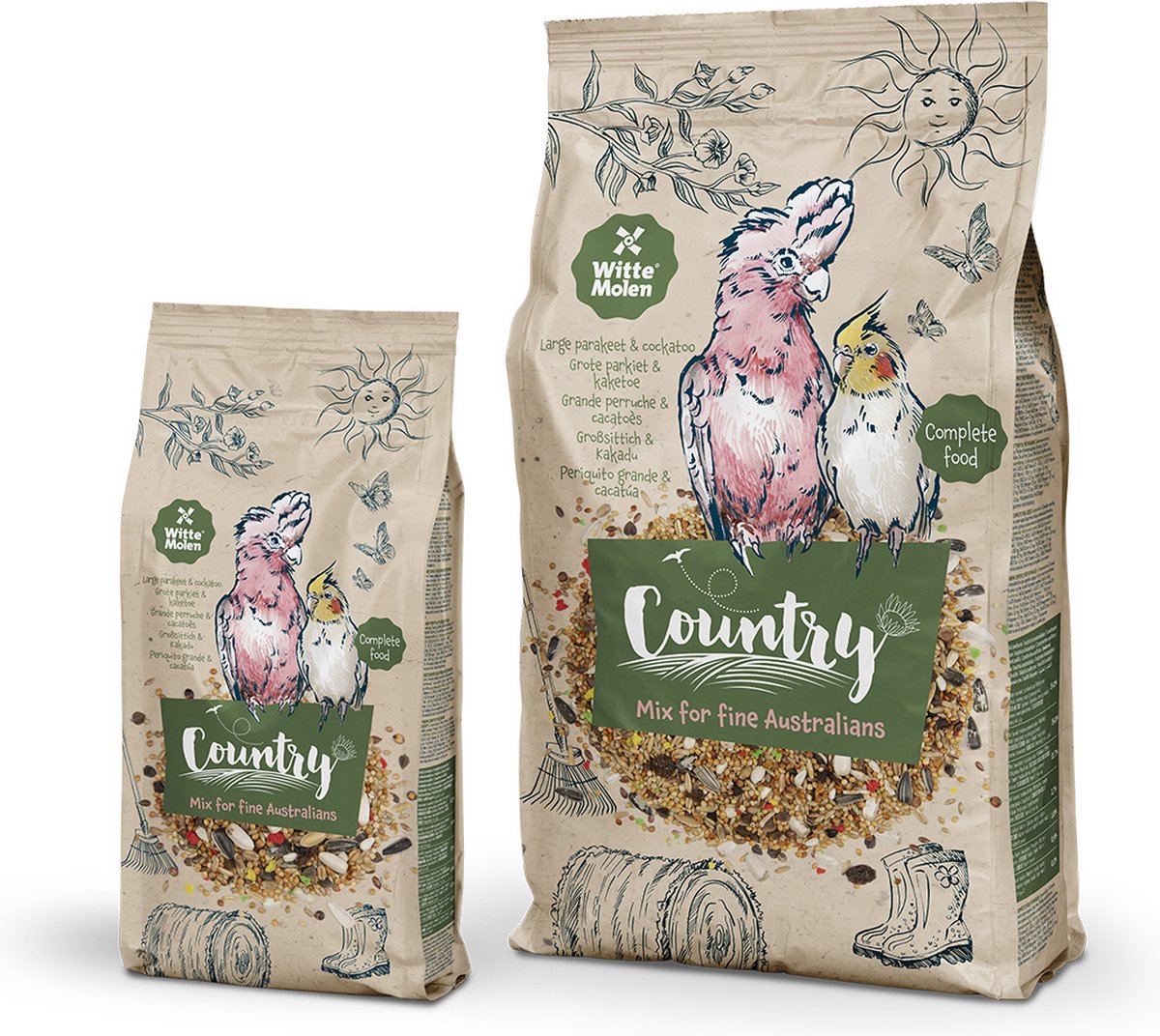Witte Molen Country - Vogelvoer - Grote Parkiet - 550GR - 1ST