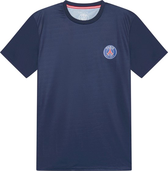PSG Voetbalshirt Heren Classic - Maat S - Sportshirt Volwassenen - Blauw