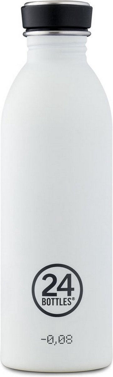 24 Bottles - Urban Bottle 0,5 L - Stone Finish - Ice White (24B710)