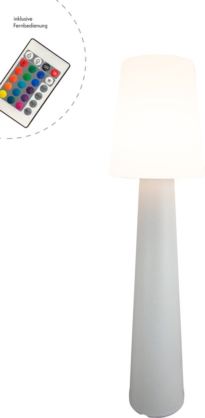 8 seasons No. 1 - Design Lamp Staand - H160cm. - Verlichting binnen / buiten - 16 RGB kleuren - Led - Zand