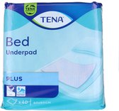 TENA Bed Plus onderlegger 60 x 60 cm 40 stuks . Voordeelbundel met 3 verpakkingen