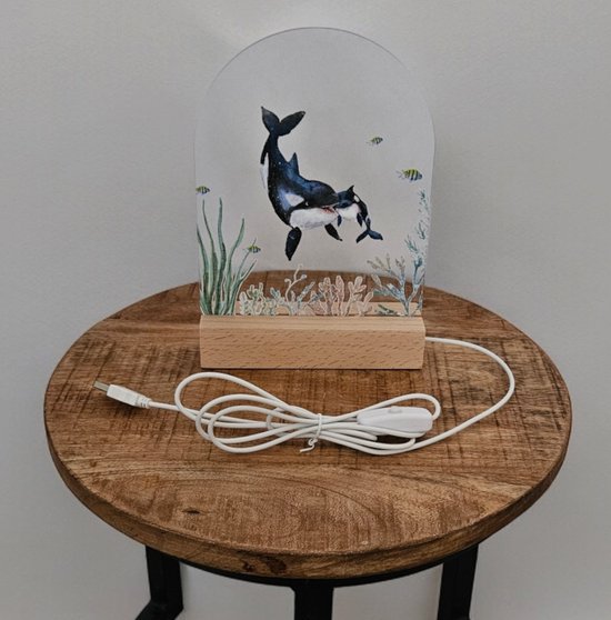 Orka's nachtlampje baby/kinderkamer - led lamp van ORKA — afbeelding 2