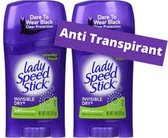 Lady Speed Stick Anti-transpirant Deodorant Invisible Dry Powder Fresh 2 x 39.6 ml