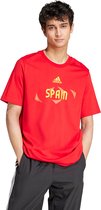 adidas Performance UEFA EURO24™ Spanje T-shirt - Heren - Rood- 3XL