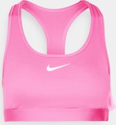 NIKE W NK SWSH MED SPT BRA Dames Sportbeha - Roze - Wit - Maat L