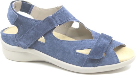 Durea, 7376 216 0859, Jeansblauwe dames sandalen