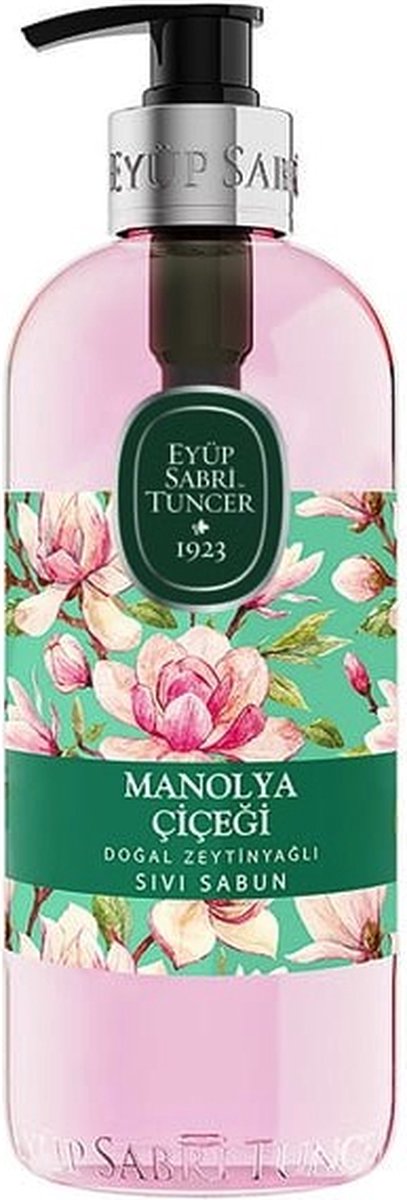 Goedkoopste Eyüp Sabri Tuncer – Manolya – Met 100 Natuurlijke Olijfolie – Handzeep Met Pomp – 500 ML - 100 Vegan - Glutenvrij