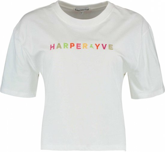 Harper & Yve Harper-ss Tops & T-shirts Dames - Shirt - Wit - Maat S
