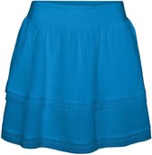 Vero Moda Rok Vmnatali Hw Short Lace Skirt Wvn Ga 10303631 Ibiza Blue Dames Maat - XL