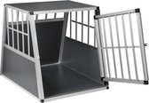 B.O.S. Autobench Voor Hond - Hondenbench Auto - Honden Kennel - Reisbench - 85x65x71 - Grijs