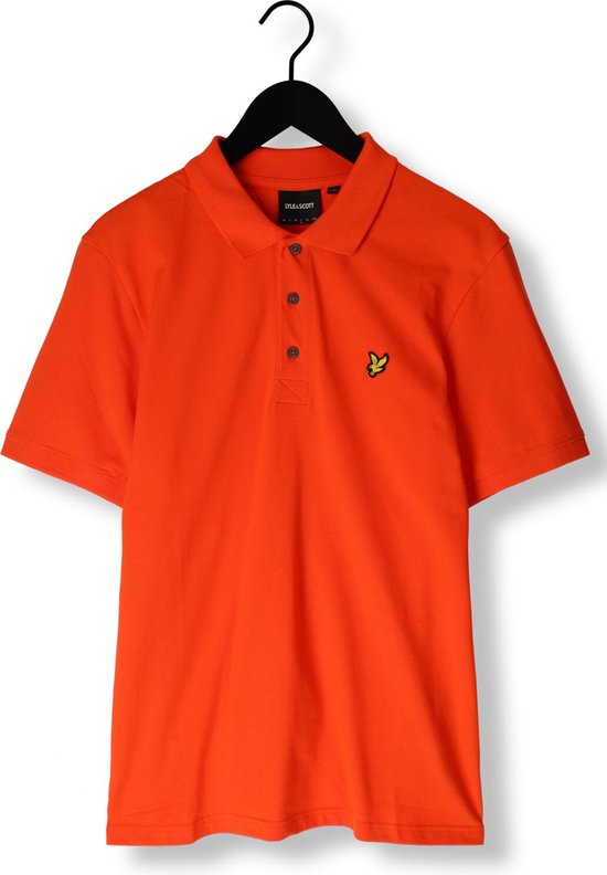 Lyle & Scott Plain Polo Polo's & T-shirts Heren - Polo shirt - Oranje