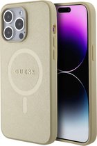 Guess – iPhone 14 Pro Max – Hardcase – Backcover – Saffiano – Beige