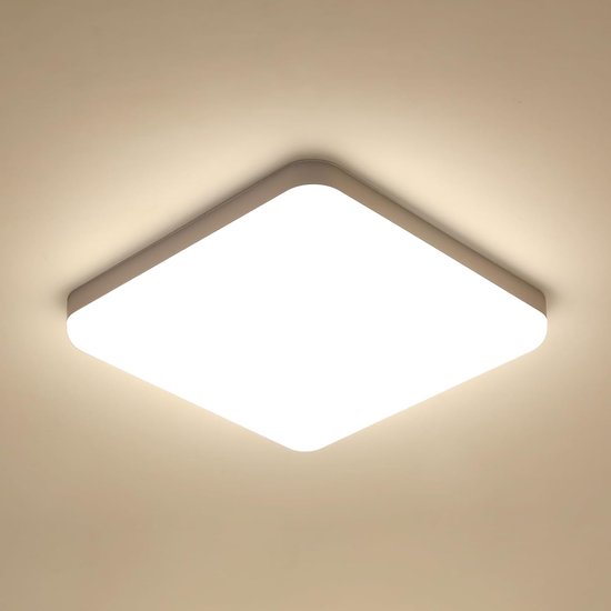 Goeco Plafondlampen - 25cm - Klein - 32W - LED - 3600LM - 4500K - Natuurlijk Licht - IP54