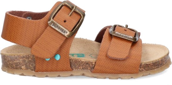 BunniesJR Bonny Beach Jongens Sandalen - Cognac - Imitatieleer - Gesp