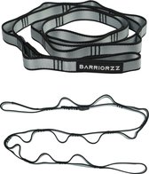BARRIORZZ Dip Belt touw/rope Zilver 125cm - - Weight belt Touw/Rope - Vervanging voor ketting - comfortabel & duurzaam - belastbaar tot 1000kg - Calisthenics Streetlifting