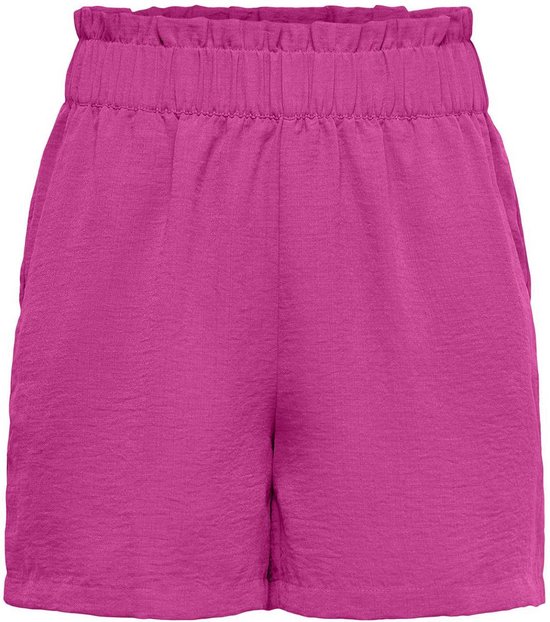 Jacqueline de Yong Broek Jdydivya Life Hwpaperbag Shorts Wvn 15254848 Rose Violet Dames Maat - W40